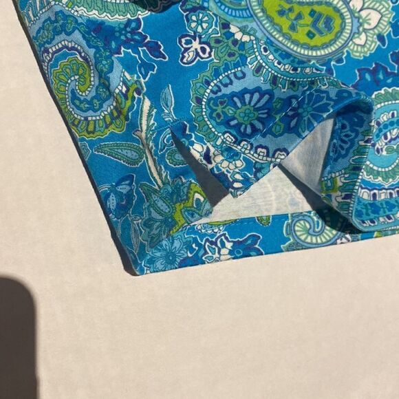 Bright paisley print capris by chaps size 4 - Picture 5 of 8